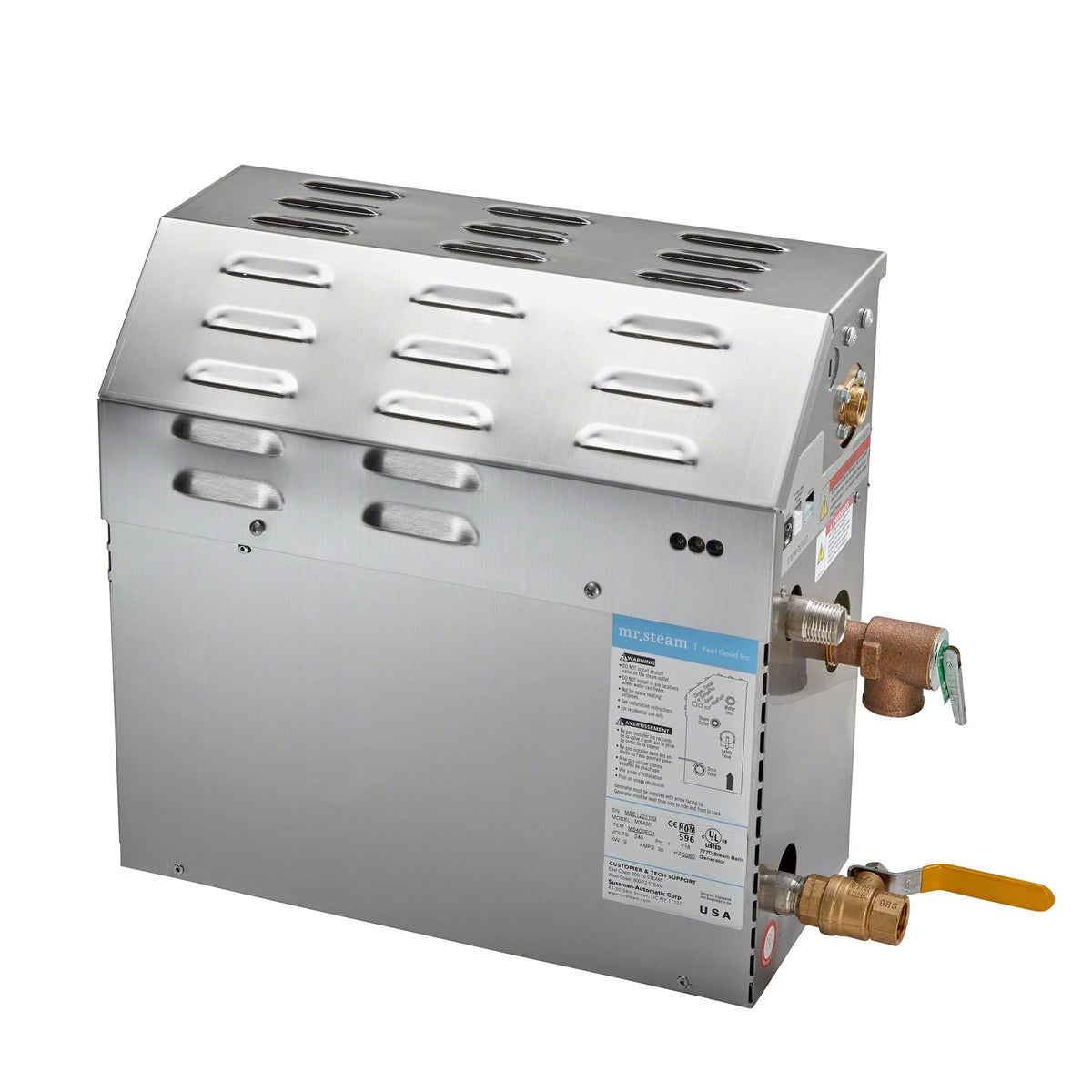 Mr. Steam MS225R2401X MS 7.5 kW (7500 W) Steam Shower Generator of 240 Volt & 1-Phase with Express Steam