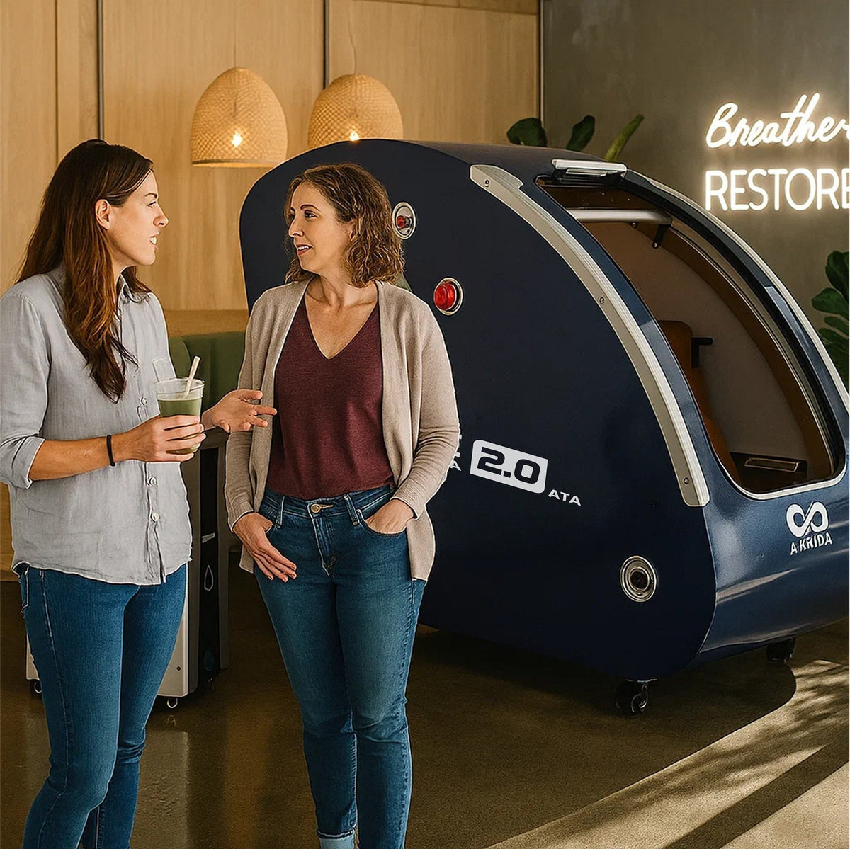 Airvida Elite Sitting Hard Shell Hyperbaric Chamber | 1.3–2.0 ATA