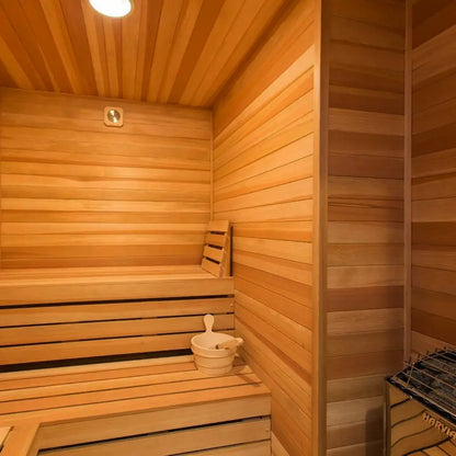 Carbon Smart 7' x 7' x 8' Thermo Poplar Indoor Sauna Kit
